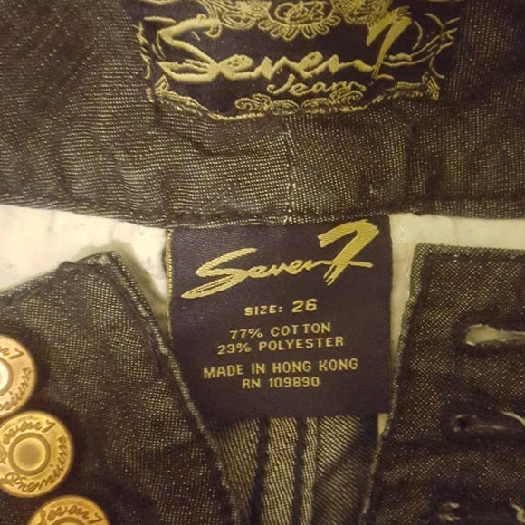 SEVEN 7 JEANS WOMENS SIZE 26 FLARE - Picture 2 of 5